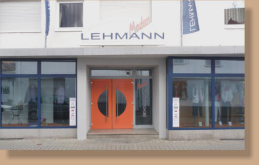 Willkommen bei Lehmann Moden...